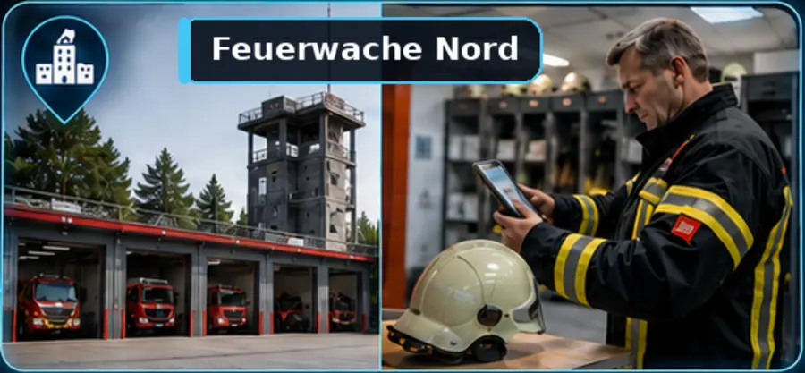 Feuerwache Nord: Barcode und QR-Code über die Smartphone- oder Tablet-Kamera erfassen
