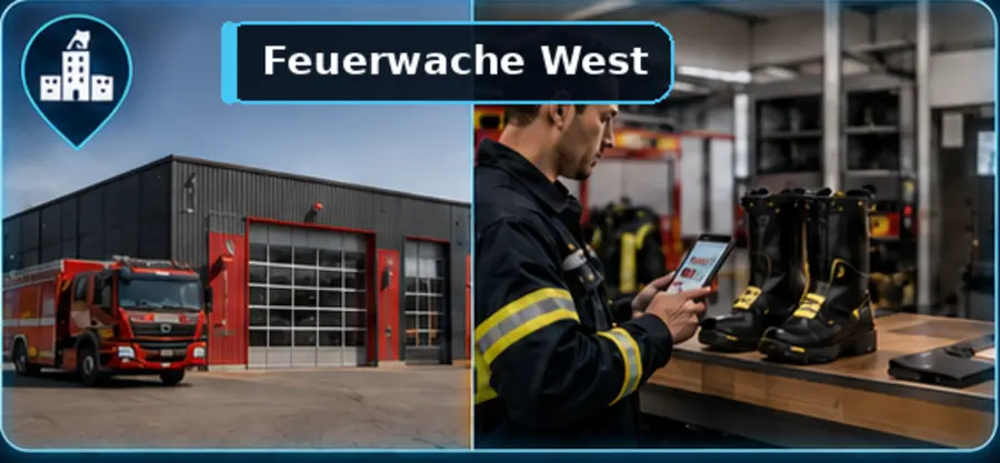 Feuerwache West: Barcode und QR-Code über die Smartphone- oder Tablet-Kamera erfassen